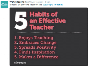 habits of an effective teacher