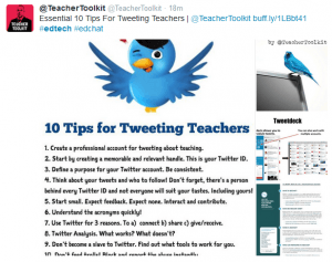 10 twitter tips for teachers