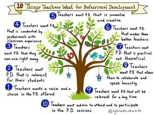professional development, what teachers want in professional development