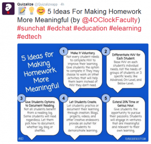make homework meaningful