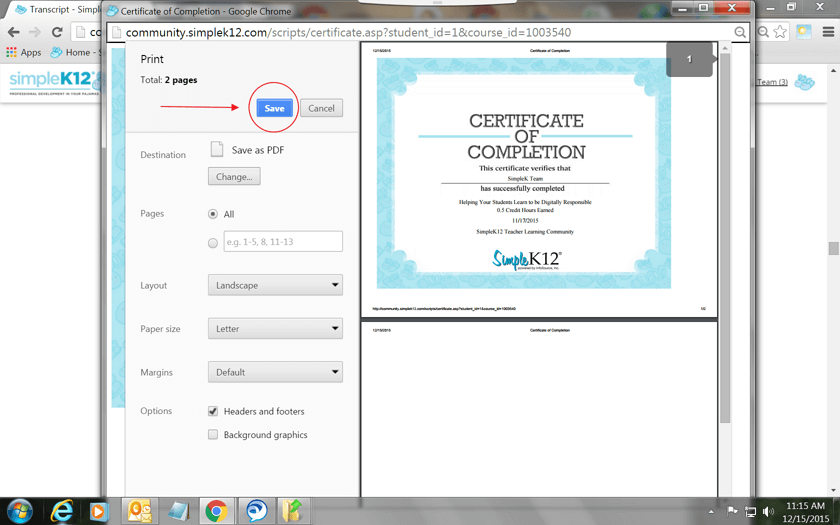 Can I Print Certificates of Completion for Webinars I Attend or View?