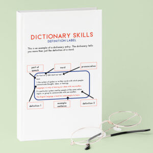 Infographic: Dictionary Skills: Definition Label