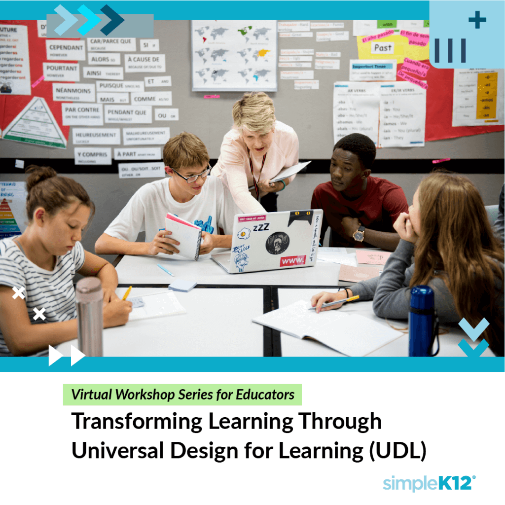 Teacher PD Workshop Series- Transforming Learning Through Universal Design for Learning (UDL)