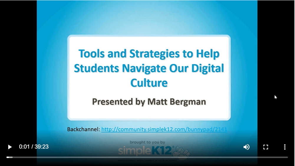 Tools and Strategies to Help Students Safely Navigate Our Digital Culture